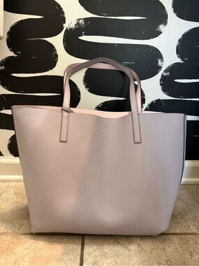 kate spade blush pink leather tote